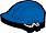 Флешка «Каска», синяя, 8 Гб с логотипом в Ставрополе заказать по выгодной цене в кибермаркете AvroraStore