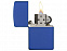 Зажигалка ZIPPO Classic с покрытием Royal Blue Matte с логотипом в Ставрополе заказать по выгодной цене в кибермаркете AvroraStore