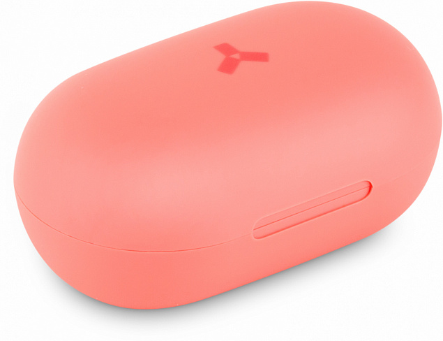 Беспроводные наушники ACCESSTYLE FOX TWS, розовый с логотипом в Ставрополе заказать по выгодной цене в кибермаркете AvroraStore