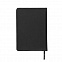 Ежедневник недатированный Campbell, А5,  черный, белый блок с логотипом в Ставрополе заказать по выгодной цене в кибермаркете AvroraStore