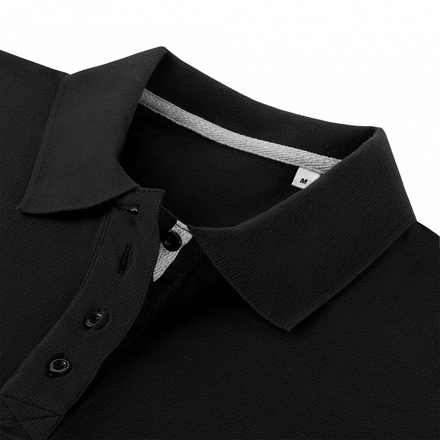 Рубашка поло женская Virma Premium Lady, черная с логотипом в Ставрополе заказать по выгодной цене в кибермаркете AvroraStore