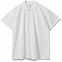 Рубашка поло мужская SUMMER 170, белая с логотипом в Ставрополе заказать по выгодной цене в кибермаркете AvroraStore