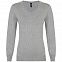 Пуловер женский Glory Women, серый меланж с логотипом в Ставрополе заказать по выгодной цене в кибермаркете AvroraStore