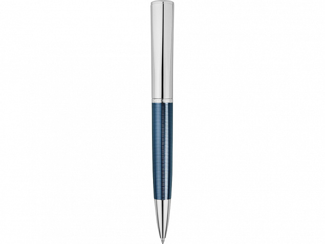 Ручка металлическая шариковая Conquest Blue с логотипом в Ставрополе заказать по выгодной цене в кибермаркете AvroraStore