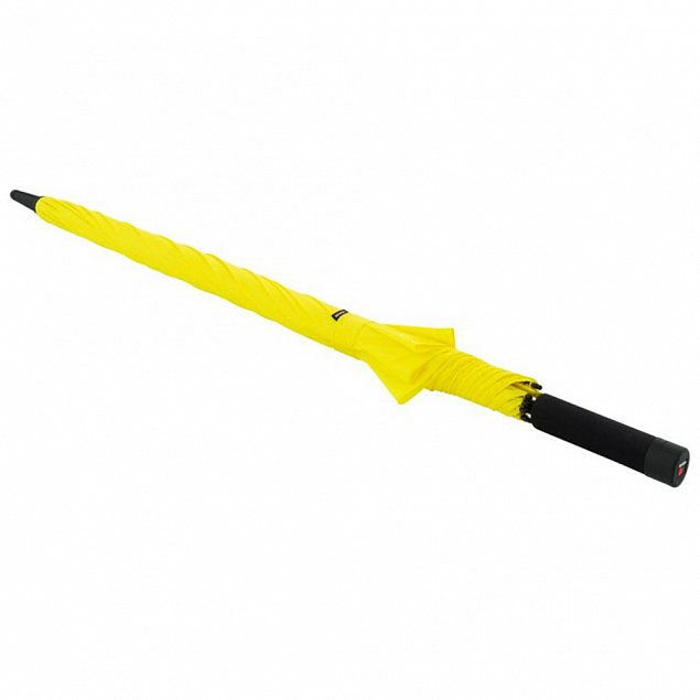 Зонт-трость U.900, желтый с логотипом в Ставрополе заказать по выгодной цене в кибермаркете AvroraStore