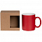 Коробка для кружки с окном Cupcase, крафт с логотипом в Ставрополе заказать по выгодной цене в кибермаркете AvroraStore