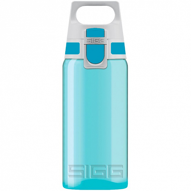 Бутылка для воды Viva One, голубая с логотипом в Ставрополе заказать по выгодной цене в кибермаркете AvroraStore