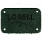 Лейбл кожаный Beta, S, зеленый с логотипом в Ставрополе заказать по выгодной цене в кибермаркете AvroraStore