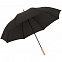Зонт-трость Nature Golf Automatic, черный с логотипом в Ставрополе заказать по выгодной цене в кибермаркете AvroraStore