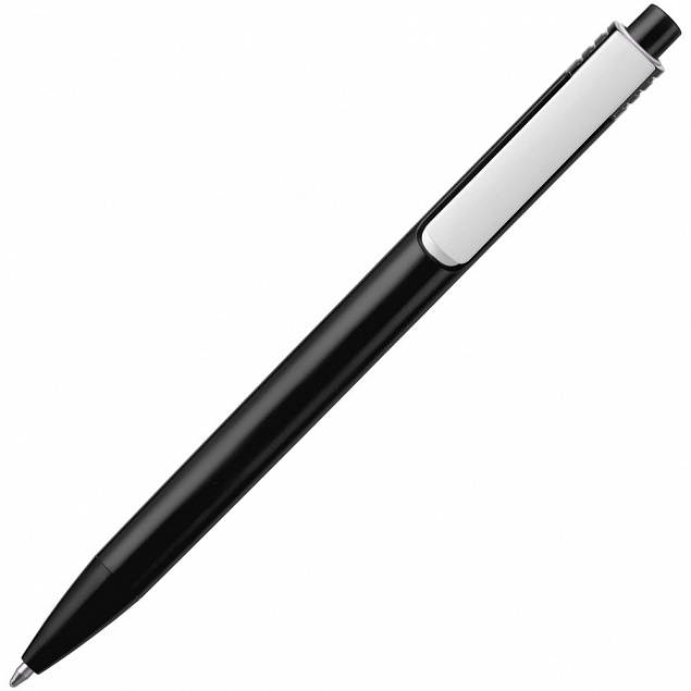Ручка шариковая Rush, черная с логотипом в Ставрополе заказать по выгодной цене в кибермаркете AvroraStore