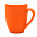 Кружка Elegante софт-тач 350мл - Оранжевый OO с логотипом в Ставрополе заказать по выгодной цене в кибермаркете AvroraStore