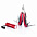 Набор: мультитул и фонарик, красный с логотипом в Ставрополе заказать по выгодной цене в кибермаркете AvroraStore