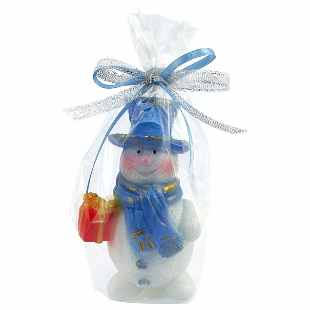 Свеча «Снеговик» с логотипом в Ставрополе заказать по выгодной цене в кибермаркете AvroraStore