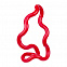Антистресс «Змейка», красный с логотипом в Ставрополе заказать по выгодной цене в кибермаркете AvroraStore