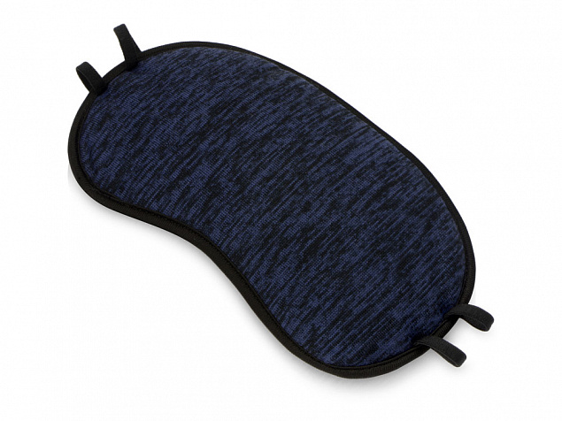 Набор для путешествия Comfort с пледом и маской, синий с логотипом в Ставрополе заказать по выгодной цене в кибермаркете AvroraStore