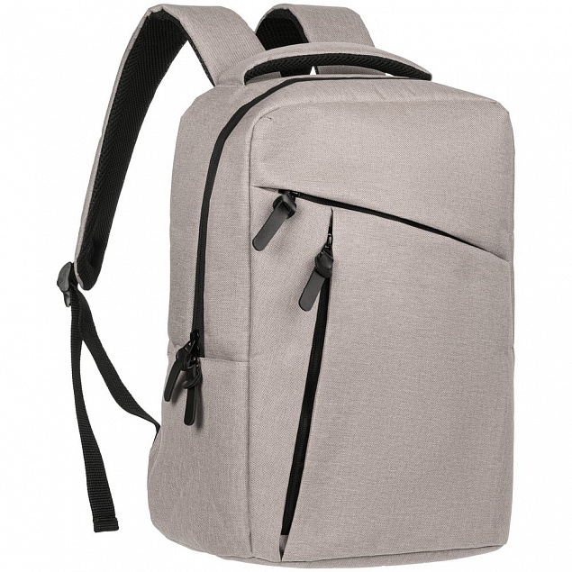Рюкзак для ноутбука Onefold, светло-серый с логотипом в Ставрополе заказать по выгодной цене в кибермаркете AvroraStore