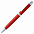 Ручка шариковая Razzo Chrome, красная с логотипом в Ставрополе заказать по выгодной цене в кибермаркете AvroraStore