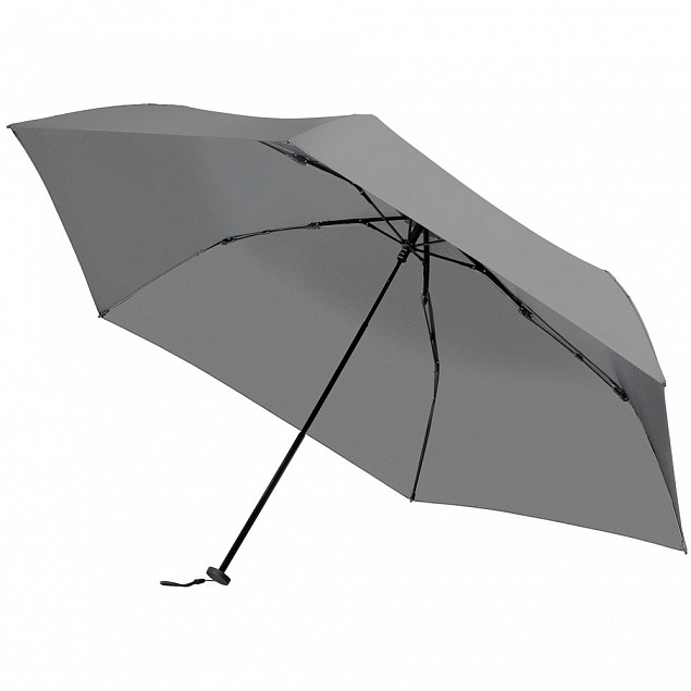 Зонт складной Luft Trek, серый с логотипом в Ставрополе заказать по выгодной цене в кибермаркете AvroraStore