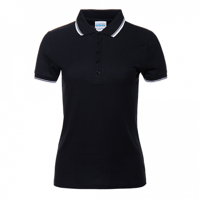 Рубашка поло Рубашка 04BK Чёрный с логотипом в Ставрополе заказать по выгодной цене в кибермаркете AvroraStore