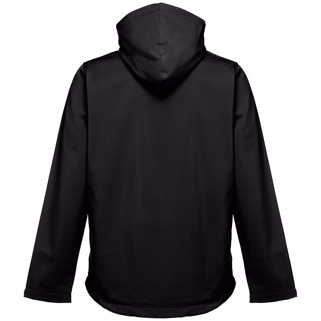 Куртка софтшелл мужская Zagreb, черная с логотипом в Ставрополе заказать по выгодной цене в кибермаркете AvroraStore