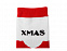 Набор носков с рождественской символикой в мешке мужские, 2 пары, красный с логотипом в Ставрополе заказать по выгодной цене в кибермаркете AvroraStore