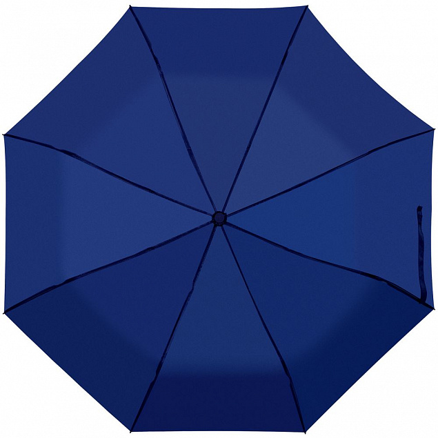 Складной зонт Tomas, синий с логотипом в Ставрополе заказать по выгодной цене в кибермаркете AvroraStore