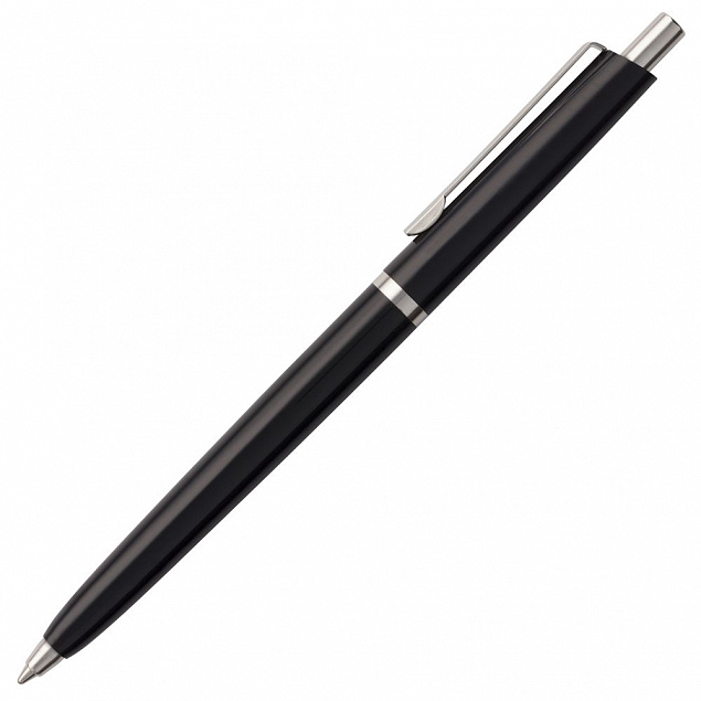 Ручка шариковая Classic, черная с логотипом в Ставрополе заказать по выгодной цене в кибермаркете AvroraStore