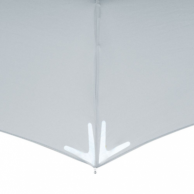Зонт складной Safebrella, серый с логотипом в Ставрополе заказать по выгодной цене в кибермаркете AvroraStore