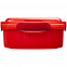 Ланчбокс Cube, красный с логотипом в Ставрополе заказать по выгодной цене в кибермаркете AvroraStore