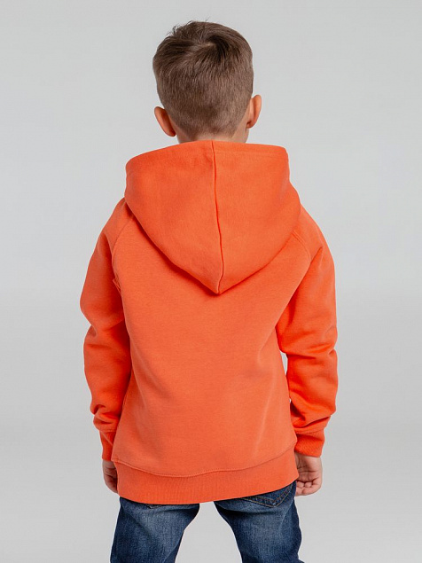 Толстовка детская Stellar Kids, оранжевая с логотипом в Ставрополе заказать по выгодной цене в кибермаркете AvroraStore