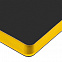 Ежедневник Flexpen Black, недатированный, черный с желтым с логотипом в Ставрополе заказать по выгодной цене в кибермаркете AvroraStore