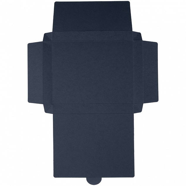 Коробка самосборная Flacky Slim, синяя с логотипом в Ставрополе заказать по выгодной цене в кибермаркете AvroraStore