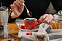 Чайная пара Cozy Morning, серая с красным с логотипом в Ставрополе заказать по выгодной цене в кибермаркете AvroraStore
