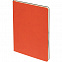 Блокнот Verso в клетку, оранжевый с логотипом в Ставрополе заказать по выгодной цене в кибермаркете AvroraStore