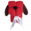 Игрушка-плед «Пес Трансформер», красный с логотипом в Ставрополе заказать по выгодной цене в кибермаркете AvroraStore