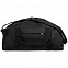 Спортивная сумка Portager, черная с логотипом в Ставрополе заказать по выгодной цене в кибермаркете AvroraStore