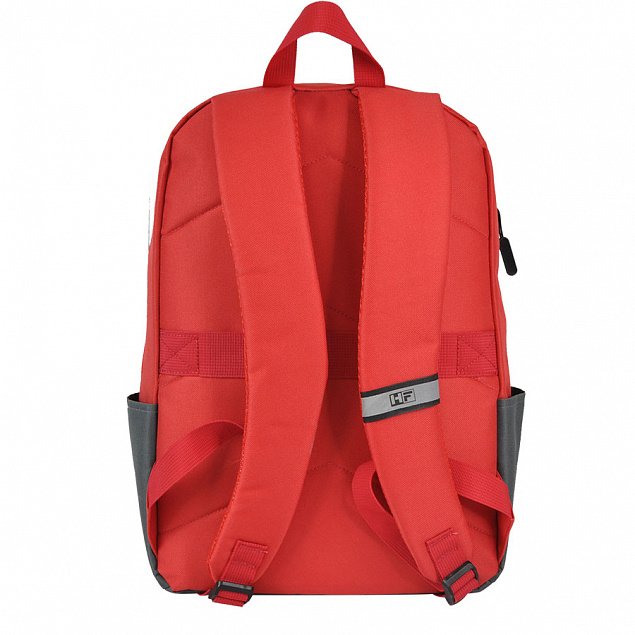 Рюкзак Eclat, красный/серый, 43 x 31 x 10 см, 100% полиэстер 600D с логотипом в Ставрополе заказать по выгодной цене в кибермаркете AvroraStore