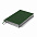 Ежедневник недатированный Montrose, А5,  зеленый, кремовый блок, графитовый срез с логотипом в Ставрополе заказать по выгодной цене в кибермаркете AvroraStore