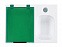 Подставка под ручку и скрепки Потакет, белый/зеленый с логотипом в Ставрополе заказать по выгодной цене в кибермаркете AvroraStore