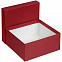 Коробка Satin, большая, красная с логотипом в Ставрополе заказать по выгодной цене в кибермаркете AvroraStore
