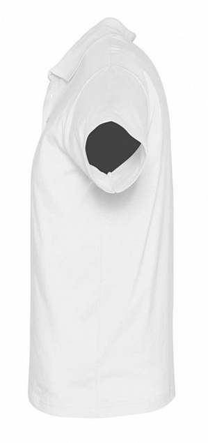 Рубашка поло мужская Prescott Men 170, белая с логотипом в Ставрополе заказать по выгодной цене в кибермаркете AvroraStore