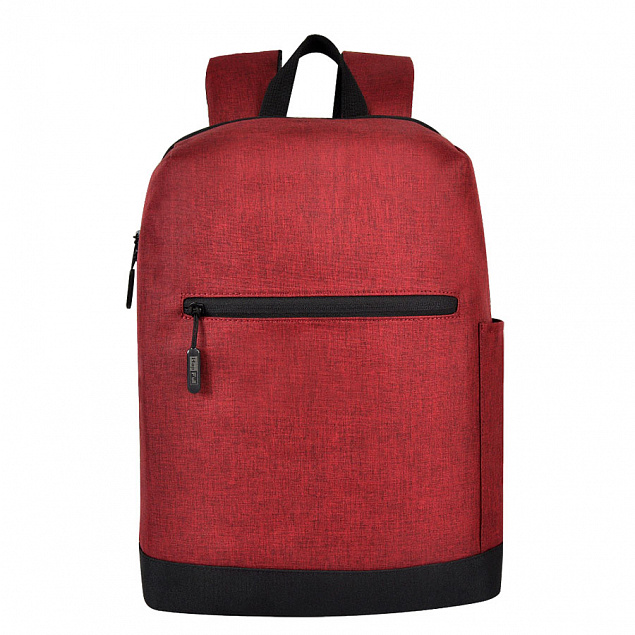 Рюкзак Boom, красный/чёрный, 43 x 30 x 13 см, 100% полиэстер  с логотипом в Ставрополе заказать по выгодной цене в кибермаркете AvroraStore
