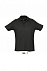 Джемпер (рубашка-поло) SUMMER II мужская,Черный L с логотипом в Ставрополе заказать по выгодной цене в кибермаркете AvroraStore
