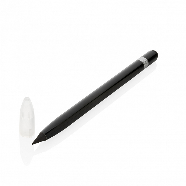 Алюминиевый вечный карандаш с ластиком с логотипом в Ставрополе заказать по выгодной цене в кибермаркете AvroraStore