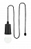 Лампа портативная Lumin, черная с логотипом в Ставрополе заказать по выгодной цене в кибермаркете AvroraStore
