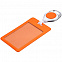 Чехол для пропуска с ретрактором Dorset, оранжевый с логотипом в Ставрополе заказать по выгодной цене в кибермаркете AvroraStore