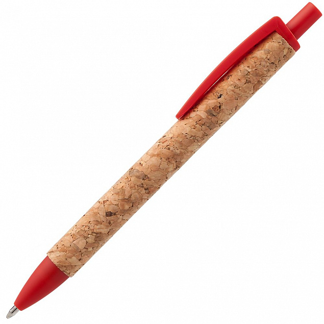 Ручка шариковая Grapho, красная с логотипом в Ставрополе заказать по выгодной цене в кибермаркете AvroraStore