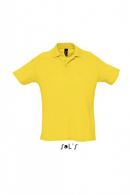 Джемпер (рубашка-поло) SUMMER II мужская,Жёлтый L с логотипом в Ставрополе заказать по выгодной цене в кибермаркете AvroraStore