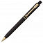 Ручка шариковая Raja Gold, черная с логотипом в Ставрополе заказать по выгодной цене в кибермаркете AvroraStore