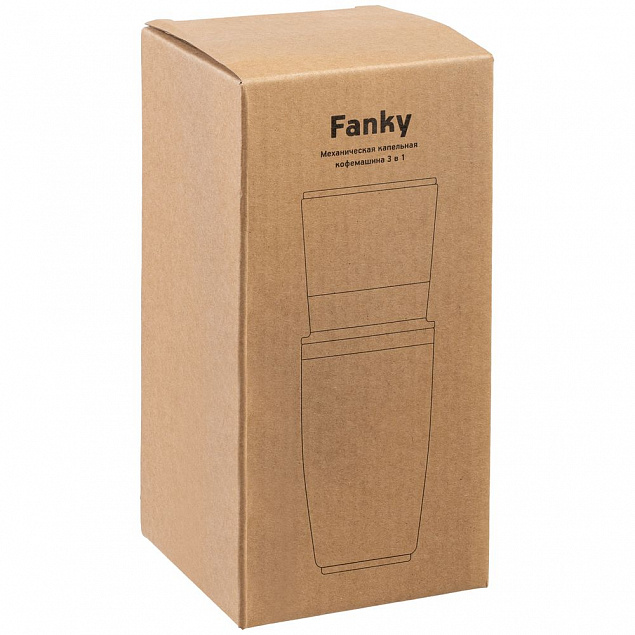 Капельная кофеварка Fanky 3 в 1, черная с логотипом в Ставрополе заказать по выгодной цене в кибермаркете AvroraStore